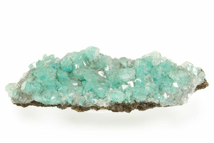 Teal Blue Rosasite in Calcite - Mexico #371798